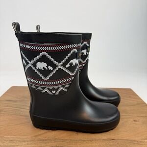 New Little Kids Pendleton Lost Trail Waterproof Rubber Rain‎ Boots Size 9/10 C